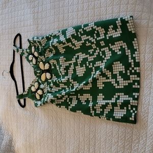 Karta pattern mini dress